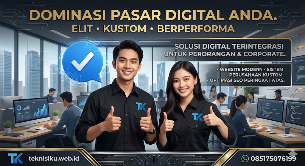 Gambar Cover untuk artikel: Jasa Pembuatan Sistem Kasir POS Multi-Cabang Modern di Depok - Jasa Perbaikan IT & Pembuatan Website CV TEKNISIKU