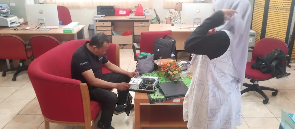 Finalisasi Audio Video dan Serah Terima Sistem Proyektor Ruang Rapat Pasar Minggu (Tahap 3) - Kantor Kelurahan Pasar Minggu