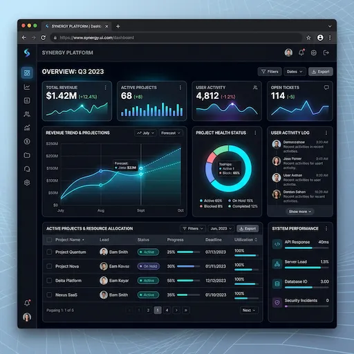 System Development Showcase Premium Custom System Development Mockup - CV TEKNISIKU