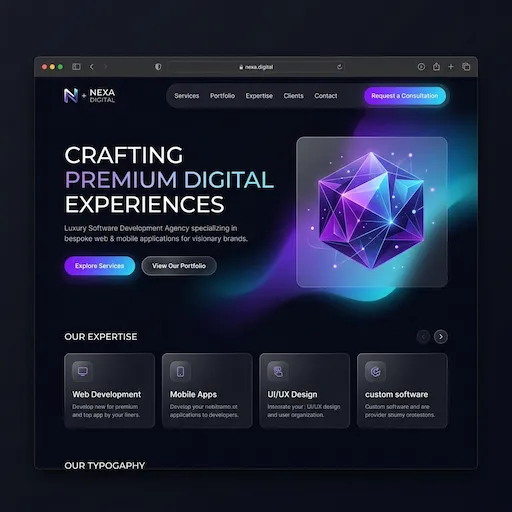 Web Development Showcase Premium Custom Web Development Mockup - CV TEKNISIKU