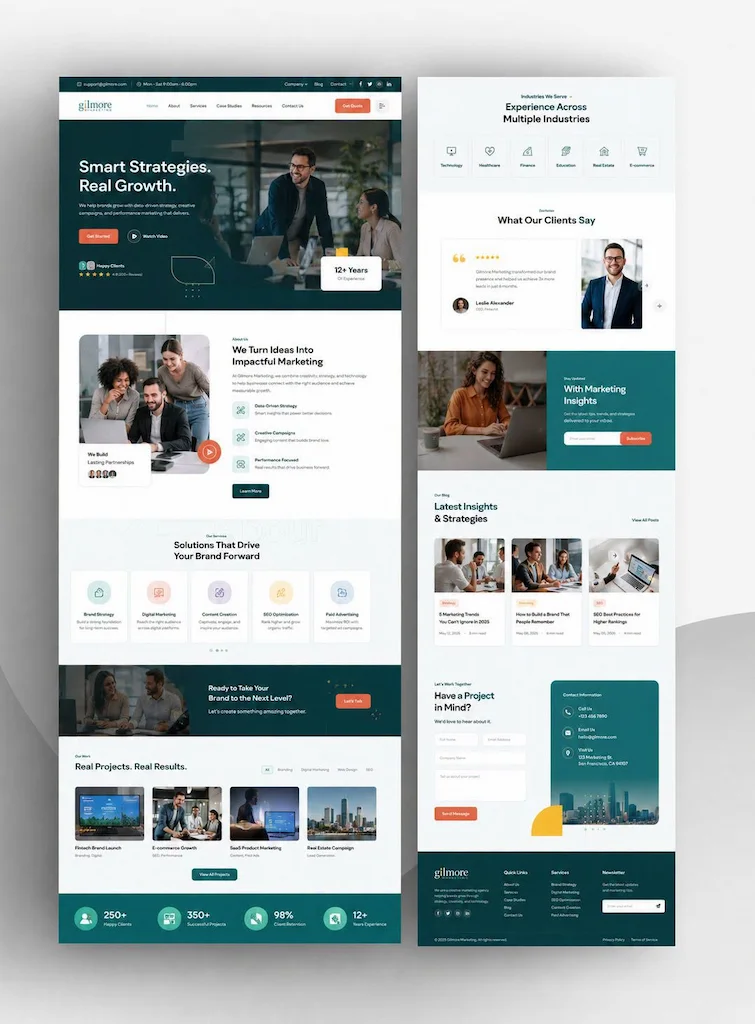 Portofolio Konsultan Digital Marketing & SEO - Desain Website CV TEKNISIKU